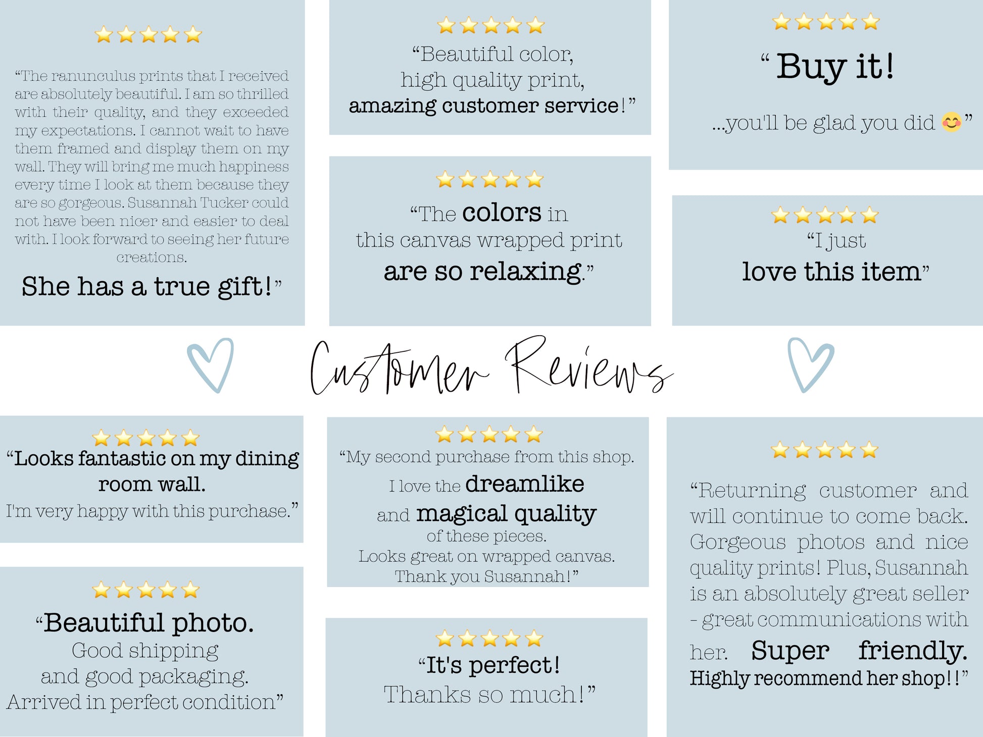 a blue and white poster with a bunch of words on it