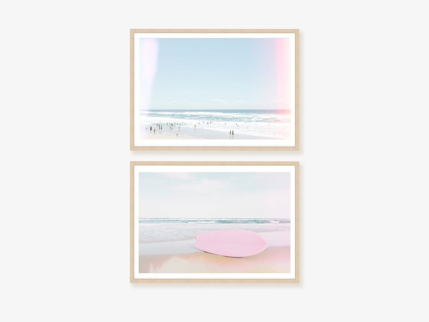 Retro Light Leaks Wall Art Set