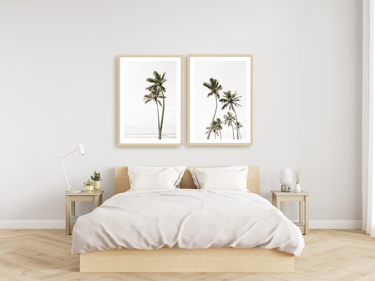 Palm Tree Duo No. 1  Wall Art Set
