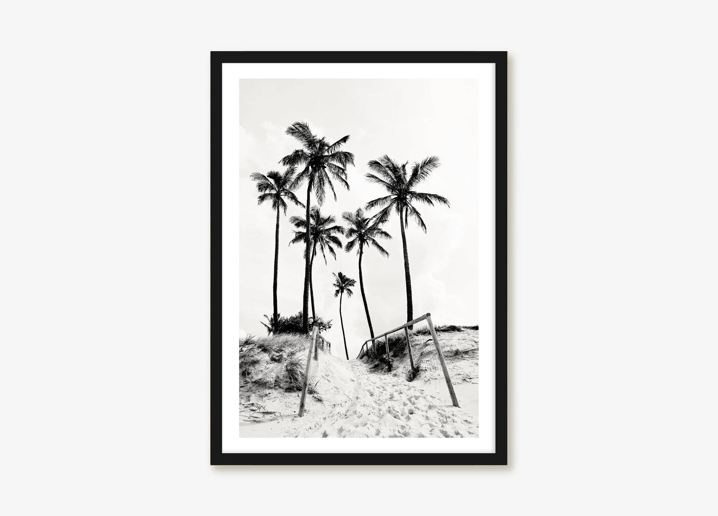 All Walks Lead to the Coast (Black & White)