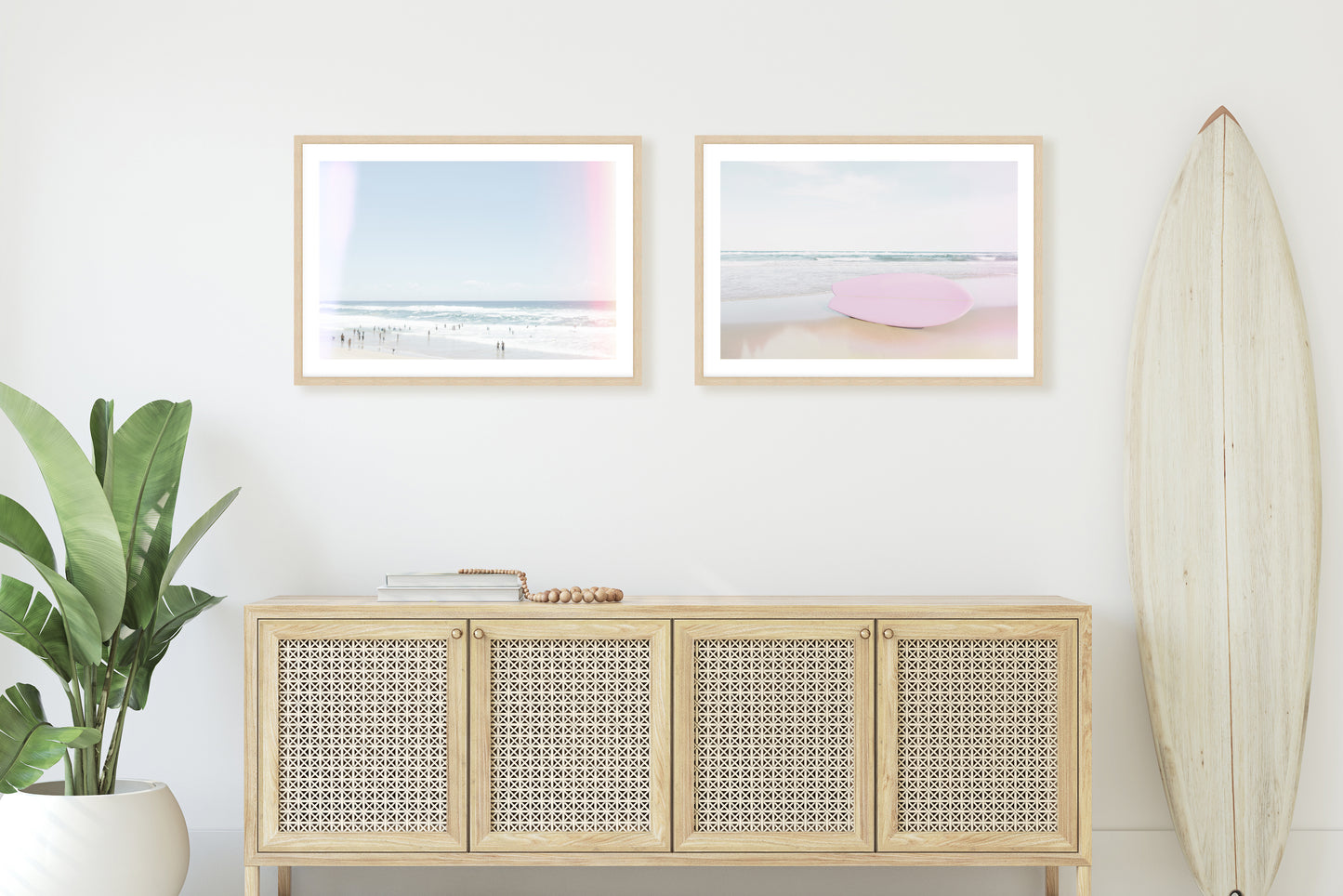 Retro Light Leaks Wall Art Set