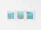 Aqua Underwater Ocean Wall Art Set