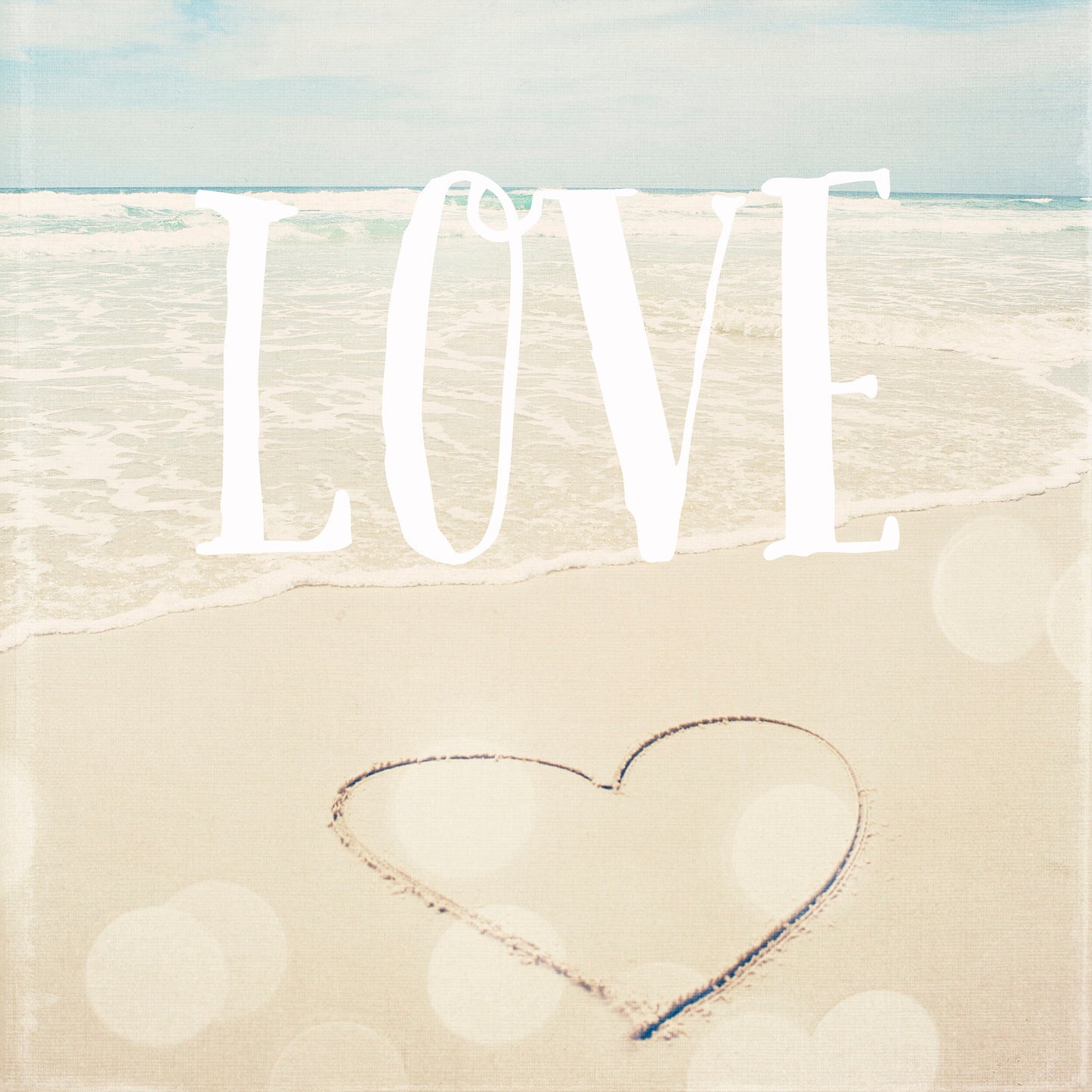 Coastal Beach Love Wall Art Set