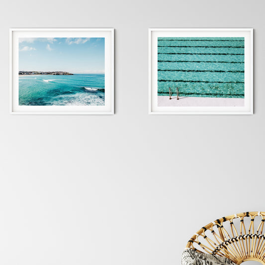 Bondi Surfers and Laps Wall Art Set