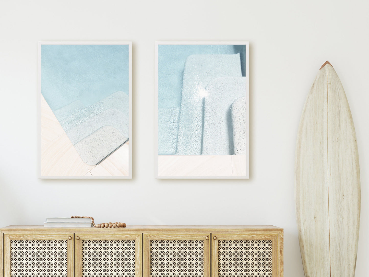 Swimming Pool Pair Wall Art Set