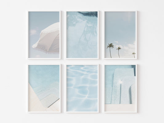 Summer is a Swimming Pool Wall Art Set