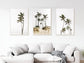 Palm Tree Trio Wall Art Set