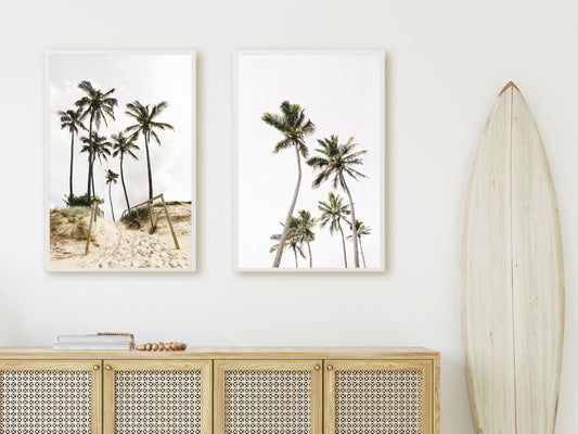 Palm Tree Duo No. 2 Wall Art Set