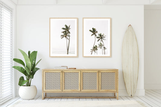 Palm Tree Duo No. 1  Wall Art Set