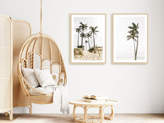 Palm Tree Duo No. 3 Wall Art Set