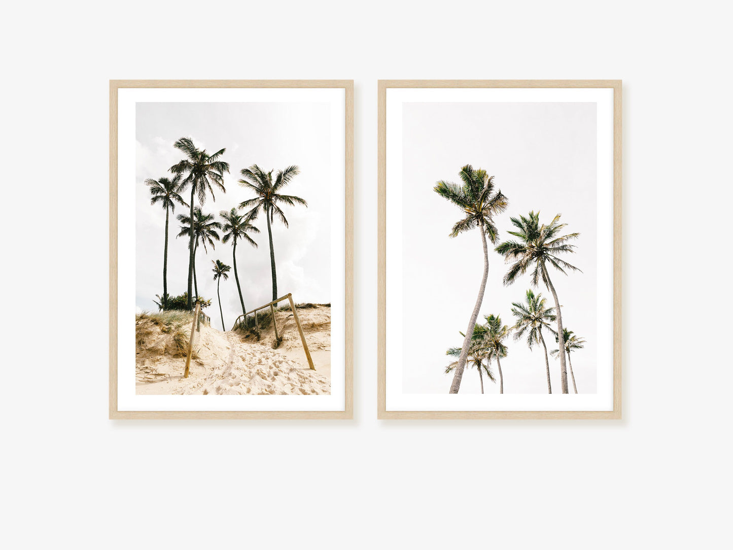 Palm Tree Duo No. 2 Wall Art Set