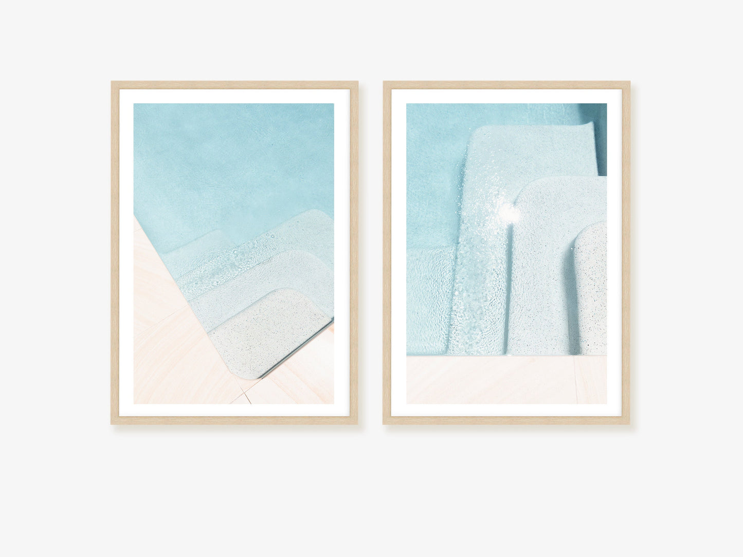 Swimming Pool Pair Wall Art Set