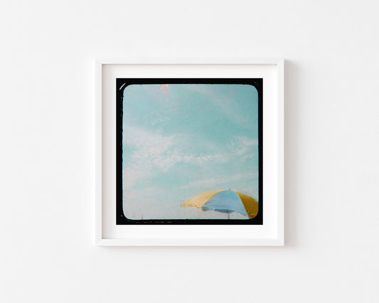 Seaside Photography - Square Beach Wall Art Framed Print, Canvas or Print