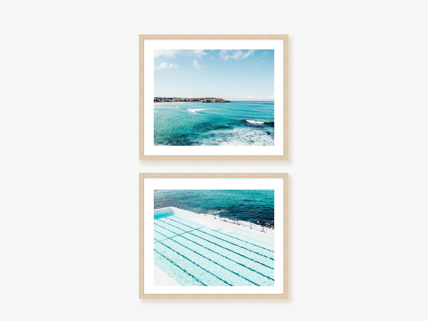 Bondi Surfers and Salt & Sea Wall Art Set