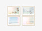 Pastel Beach Wall Art Set