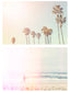 Pastel Surfer and Palms Trees Wall Art Set