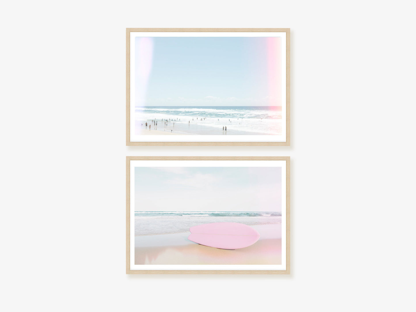 Retro Light Leaks Wall Art Set