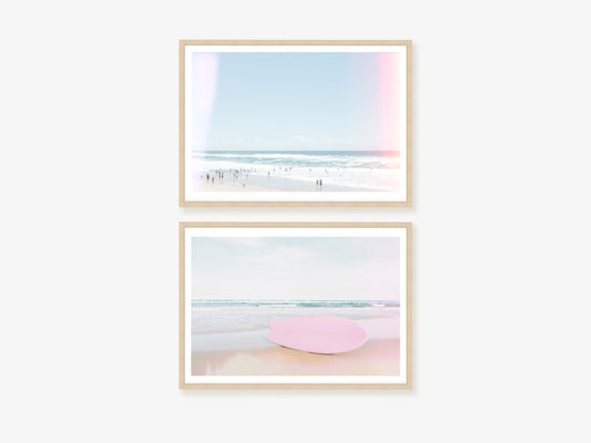 Retro Light Leaks Wall Art Set