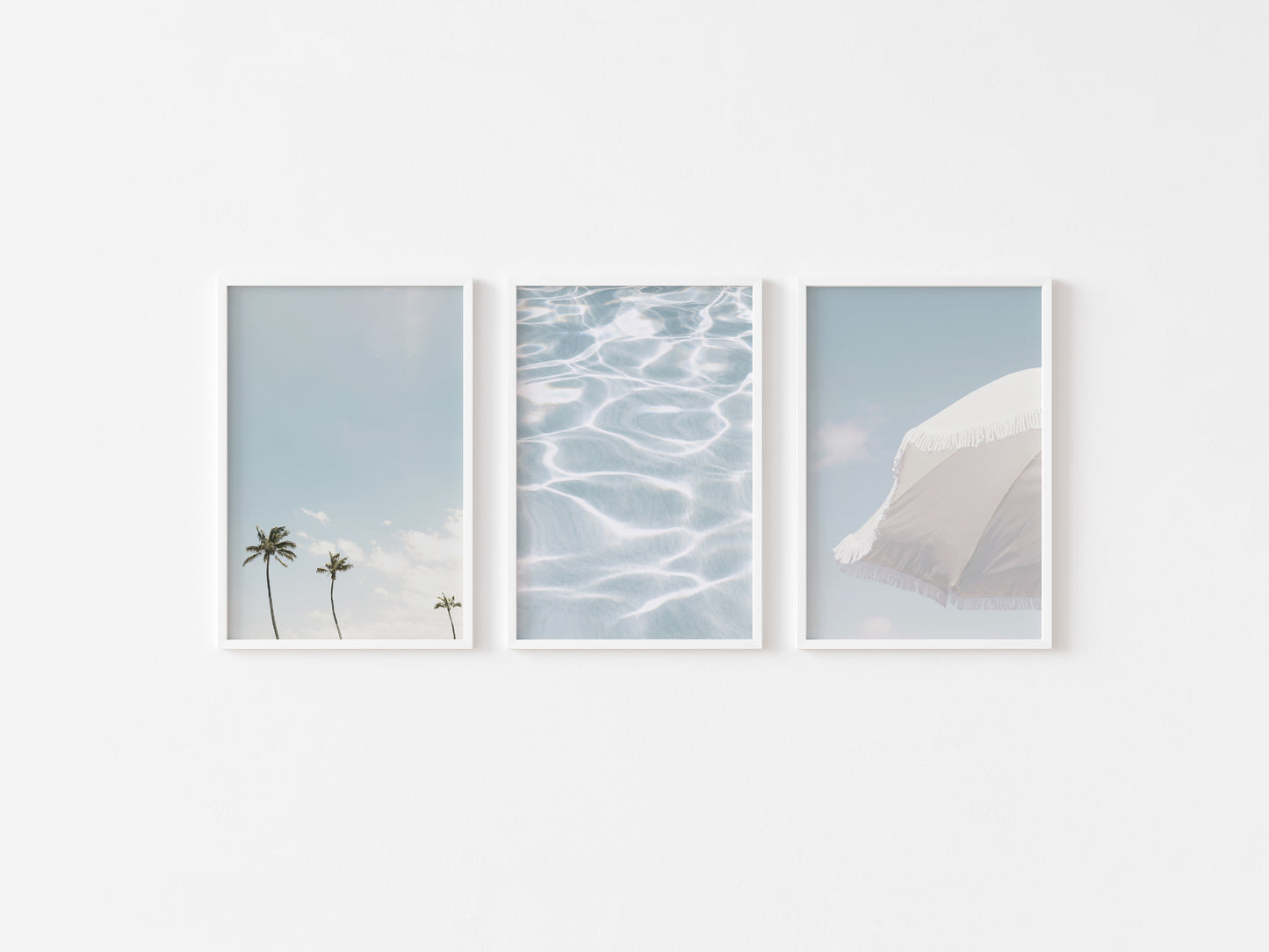 Sun Kissed Beach Trio Wall Art Set