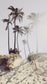 Palm Tree Duo No. 2 Monochrome Wall Art Set