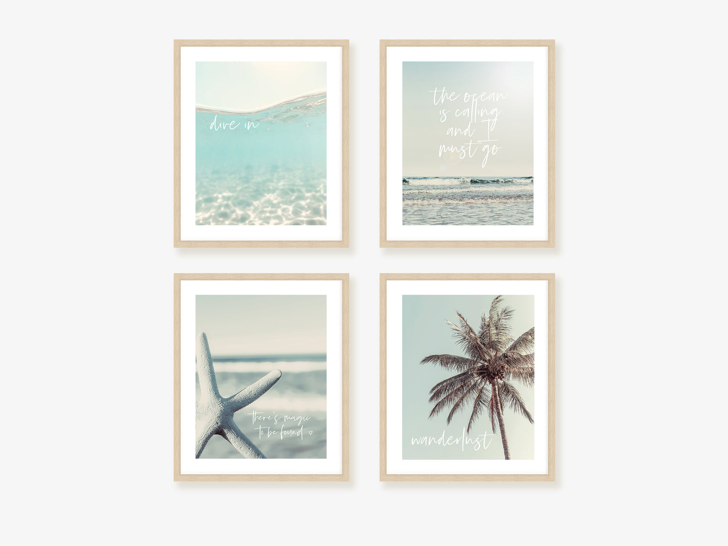 Dive In Wall Art Set